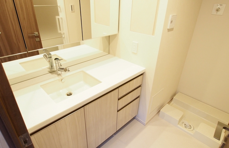 洗面所の内装もリフォーム