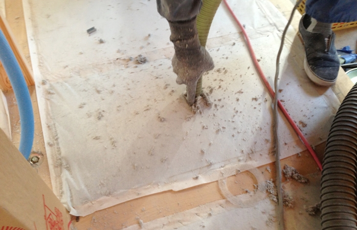 床下への断熱改修